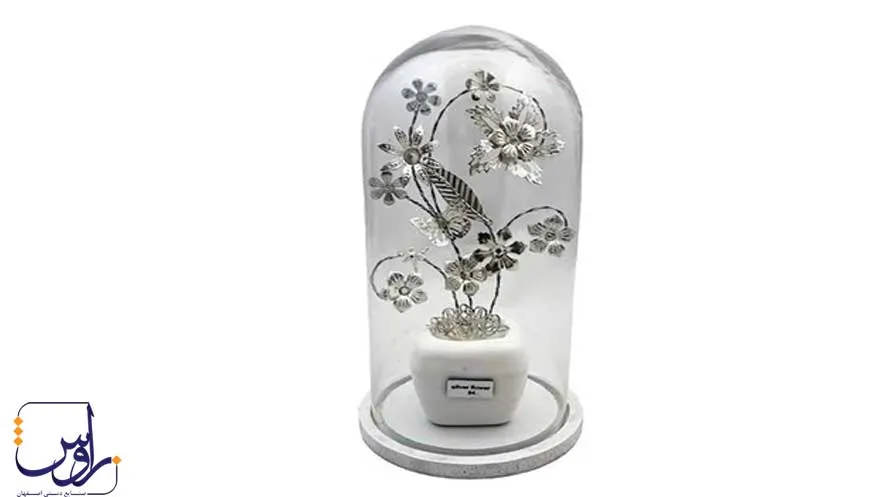 خرید باکس گل نقره