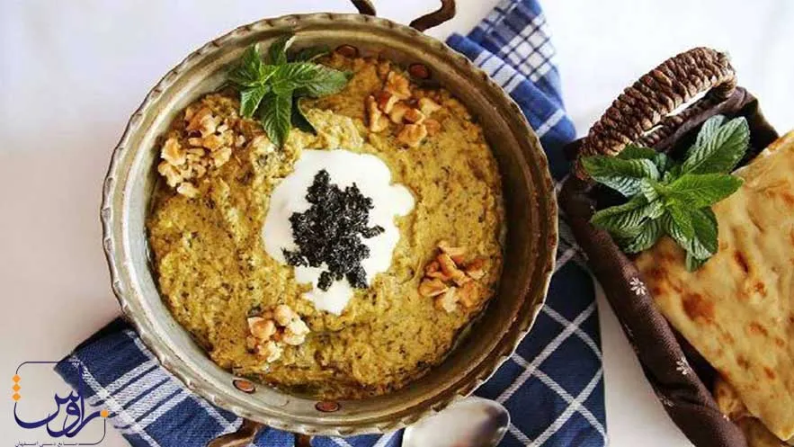 حلیم بادمجان از غذاهای محلی اصفهان