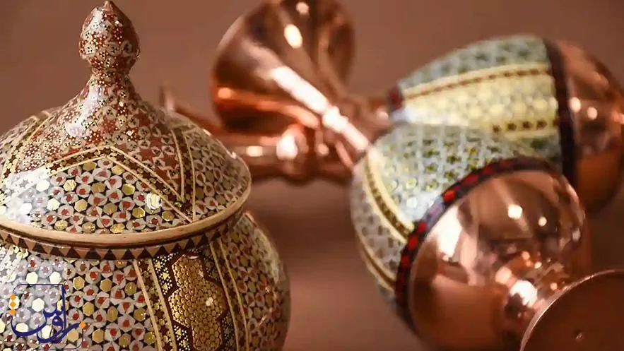 آموزش خاتم کاری روی مس