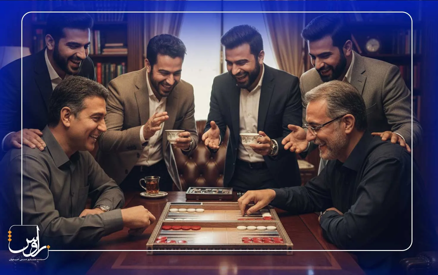 تخته نرد خاتم کاری