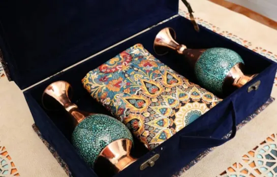 معرفی بهترین هدایای تبلیغاتی خاتم کاری و فیروزه کوبی