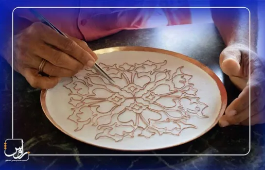 آموزش گام به گام میناکاری روی مس