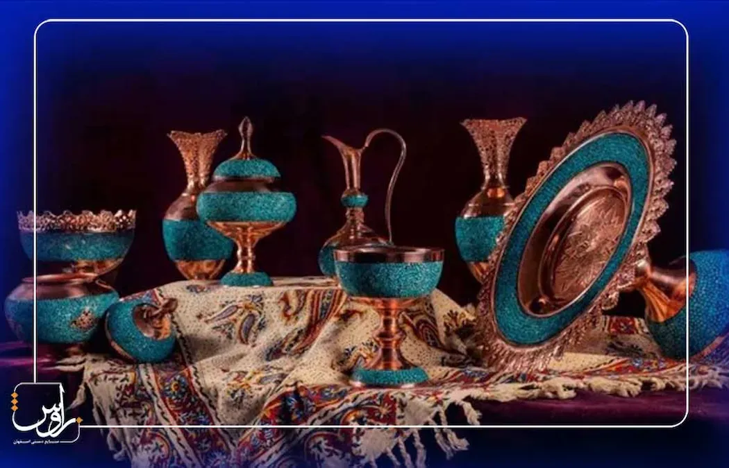 مقایسه ظروف مس و فیروزه با سایر ظروف زینتی