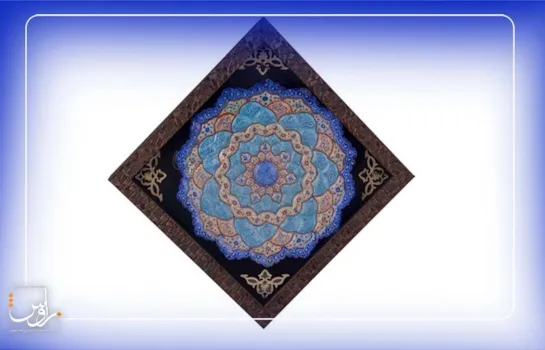 ست قاب مینا کاری