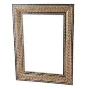 قاب خاتم کاری دو گل سایز A4