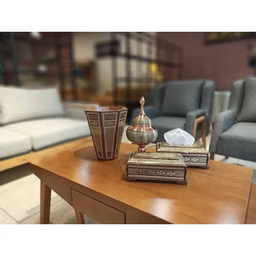 سطل خاتم اعلا طرح کلبه سایز متوسط