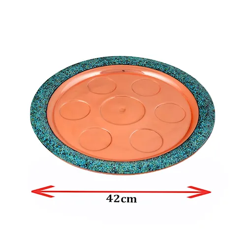 سینی شراب خوری فیروزه