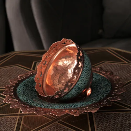 کاسه شبکه بری فیروزه کوب