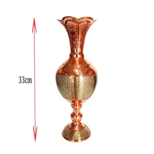 پک هدیه جفت سنبل دان 33 خاتم کاری با جعبه چوب و ترمه