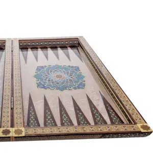 تخته نرد خاتمکاری نقاشی تذهیب صنایع دستی زاوش