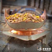 سینی و کشکول خاتم کاری زاوش