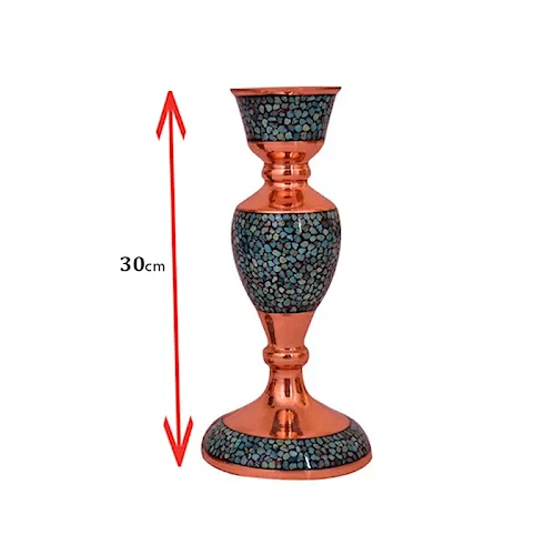شمعدون فیروزه کوبی