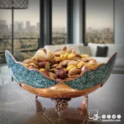 کاربرد کاسه سه وجهی کبیر فیروزه کوب صنایع دستی زاوش