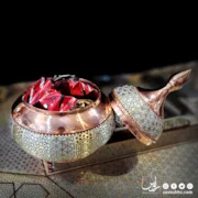 قندان متوسط خاتم کاری