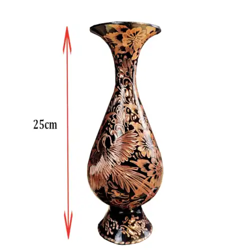 پک هدیه جفت گلدان 25 و شکلات خوری 29 الماس تراش با جعبه مخمل