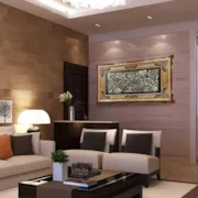 تابلو قلم زنی با قاب خاتم توپی سایز 83*53