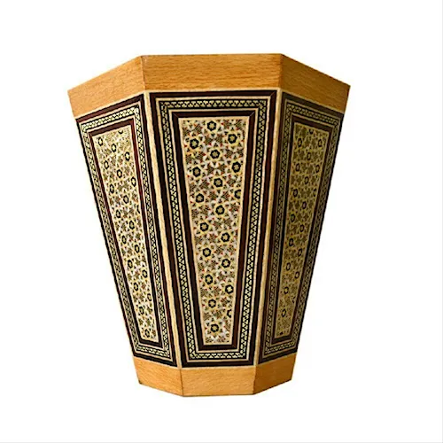 سطل زباله خاتم کاری شده اصفهان