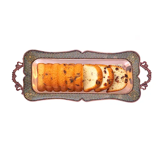 سینی رولت خوری خاتم کاری