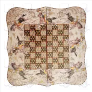 تخته نرد خاتم نقاشی