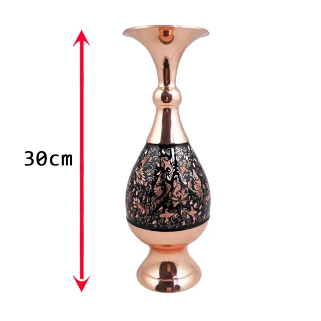 گلدان صراحی ارشد الماس تراش ارتفاع 30 صنایع دستی زاوش