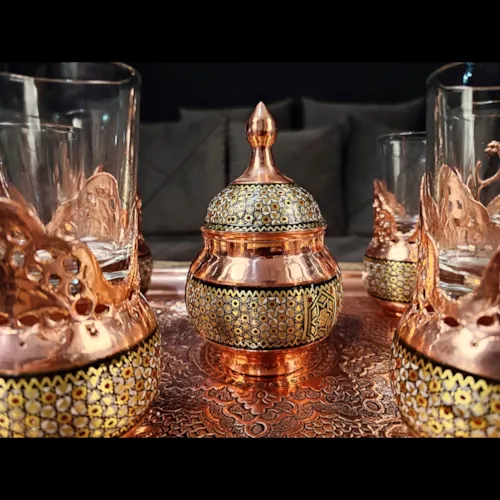 قندان 30 خاتم کاری