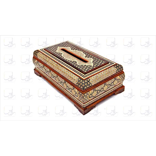 جعبه دستمال کاغذی اعلا خاتم