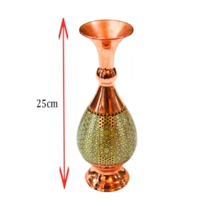 گلدان مس و خاتم صراحی