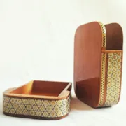 قیمت و خرید جعبه پاسور و جواهر خاتم کاری با نقاشی اسب زرین