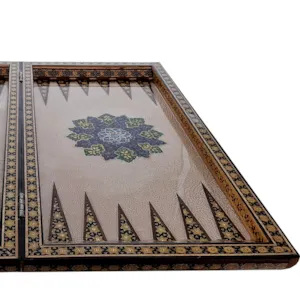 تخته نرد لبگرد خاتم نقاشی تذهیب صنایع دستی زاوش