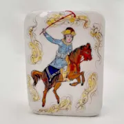 جعبه جواهر / پاسور خاتم کاری طرح چوگان 