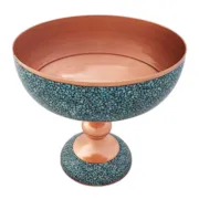 سرویس بستنی خوری پایه دار فیروزه کوب صنایع دستی زاوش