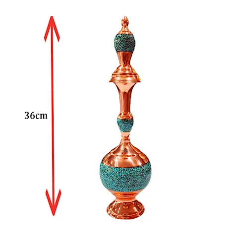 تنگ گیلاسی مس و فیروزه