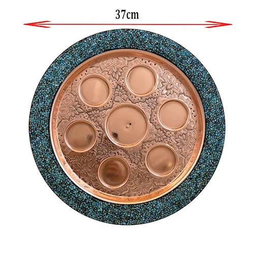 سینی شراب خوری (شربت خوری) فیروزه کوب
