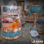 نمای بانکه فیروزه کوبی صنایع دستی زاوش در سفره هفتسین