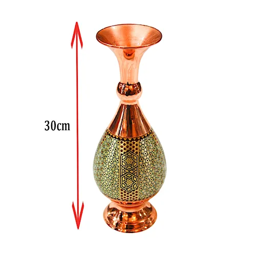 گلدان مس و خاتم صراحی