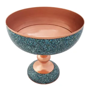 بستنی خوری پایه دار فیروزه کوب صنایع دستی زاوش تک نفره