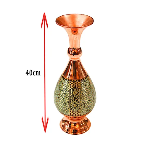 گلدان مس و خاتم صراحی