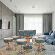 سرویس بستنی - انار خوری شش نفره فیروزه کوبی 