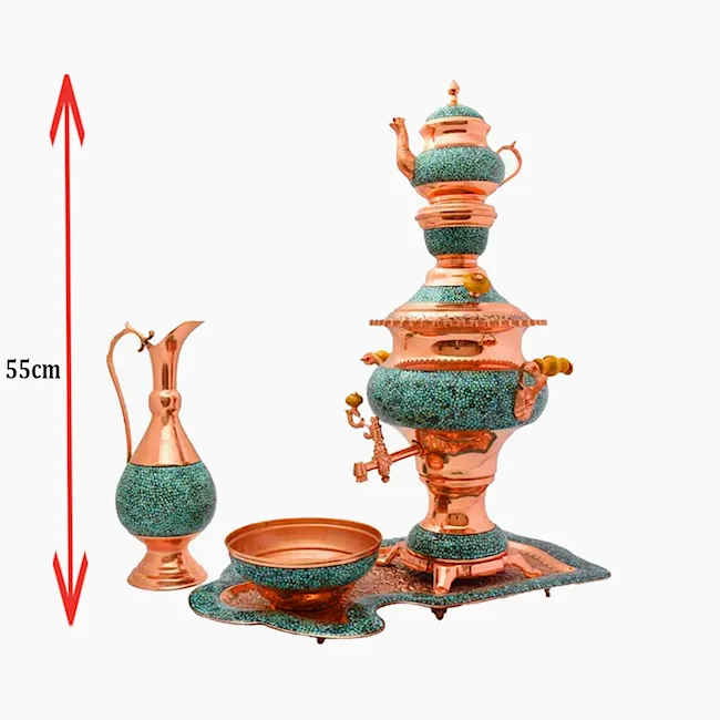 سرویس سماور فیروزه