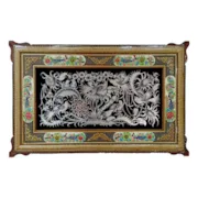 تابلو گل و مرغ خاتم کاری