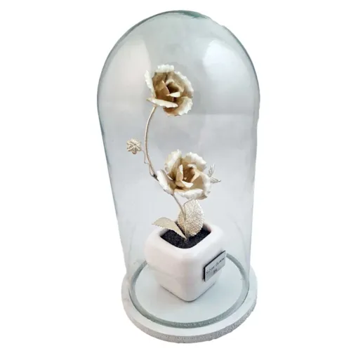 باکس گل نقره دو گل