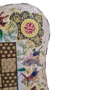 صفحه شطرنج دالبر خاتم  دست ساز با نقاشی چوگان