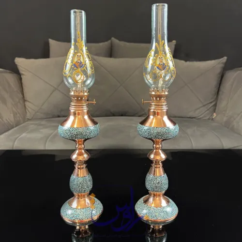 چراغ شاه عباسی فیروزه کوب
