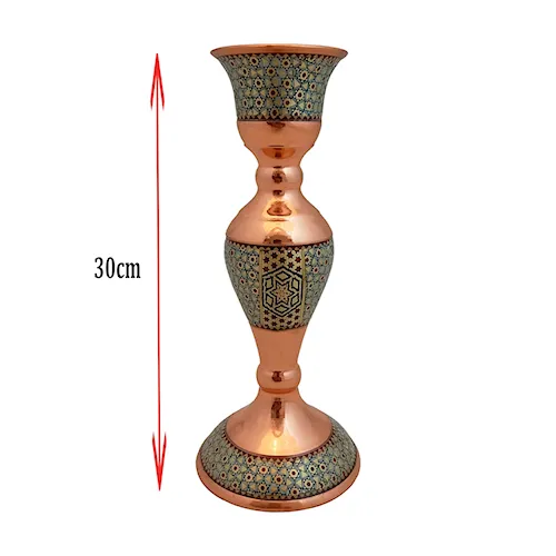 شمعدان خاتم کاری اصفهان