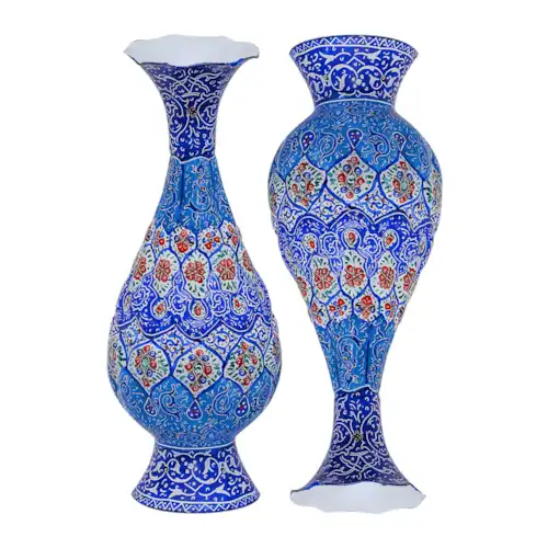 پک هدیه گلدان صراحی 20 میناکاری با هاردباکس 