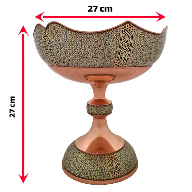  میوه خوری خاص خاتم صنایع دستی زاوش