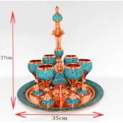 سرویس شراب خوری فیروزه‌کوب