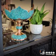 کشکول تاجی قلم خورده میانه فیروزه کوب