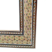 قاب خاتم کاری دو گل سایز  21*29